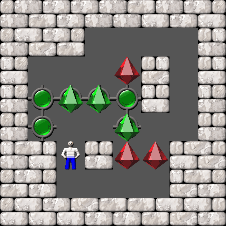 Сокобан More Bugs collections уровень 233